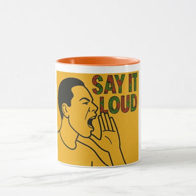 CANECA DIZER ALTO (IMAGEM MASCULINA) (Centro)