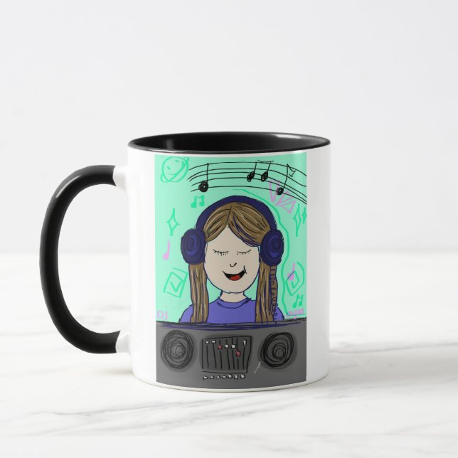 Caneca DJ Ayla e DJ Ninja  (Esquerda)
