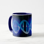 Caneca DNA ID Science<br><div class="desc">SCIENCE MUG. A ciência legal e moderna inspirou caneca projetada como presente para todos os cientistas,  professores de ciência,  estudantes de ciência,  enfim,  qualquer geek de ciência em sua vida (e isso inclui você)! Projetado pela Science Geekness © em http://www.zazzle.com/sciencegeekness*</div>