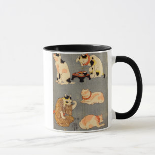 Caneca ) do 中 do (do たとえ尽の内, gatos japo