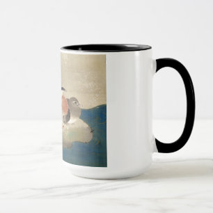 Caneca ） do 部分 do （do 雪中鳥図, pássaros do 