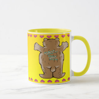 Caneca do abraço de urso