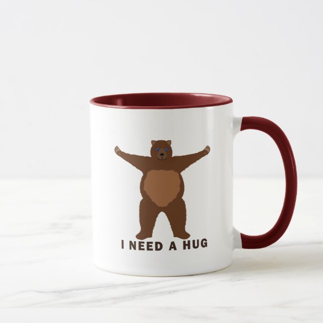 Caneca do abraço de urso (Direita)