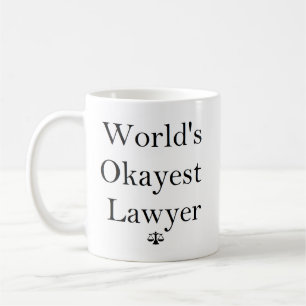Caneca do advogado do Okayest do mundo