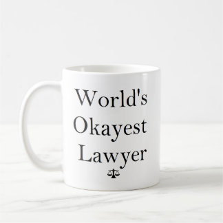 Caneca do advogado do Okayest do mundo