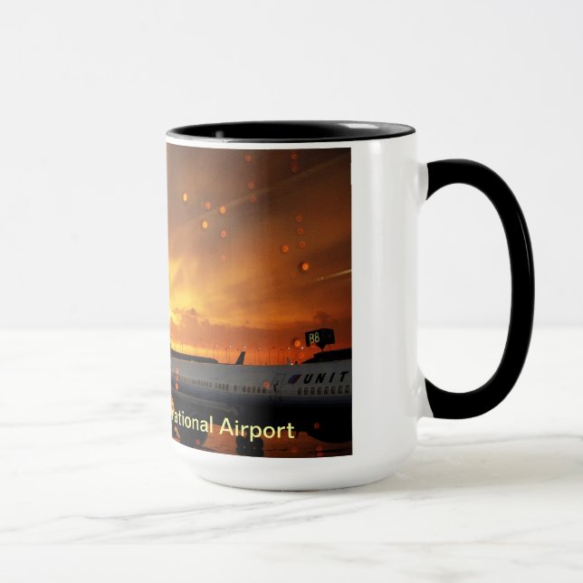 Caneca do aeroporto internacional de Chicago (Direita)