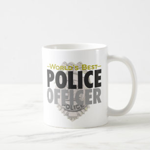 Caneca do agente da polícia do mundo a melhor