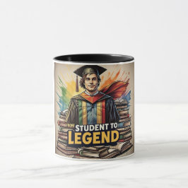 Caneca Do aluno ao Formando da legenda