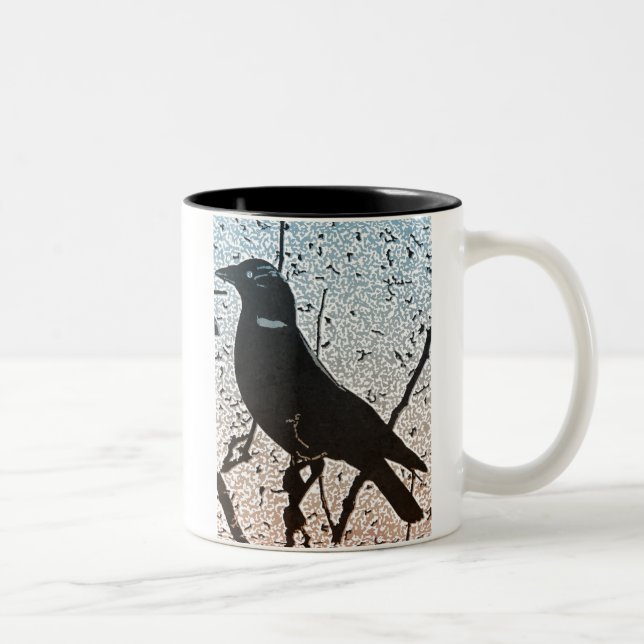 Caneca do alvorecer do Jackdaw (Direita)