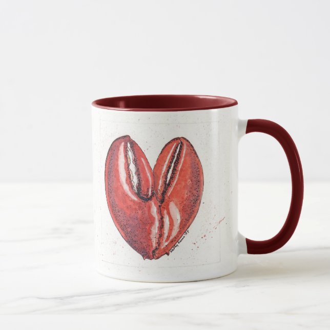 Caneca do amor da lagosta (Direita)