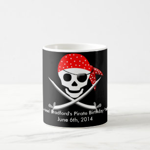 CANECA DO ANIVERSÁRIO DO PIRATA - PERSONALIZE