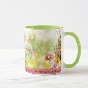 Caneca do aniversário - PERSONALIZE - JARDIM