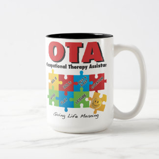 Caneca do assistente da terapia ocupacional