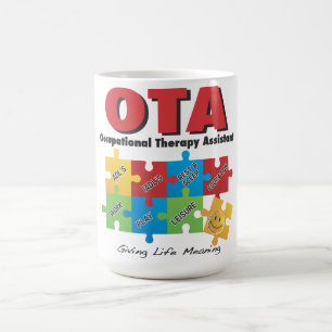 Caneca do assistente da terapia ocupacional