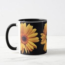 Caneca Do áster amarelo do Gerbera da margarida do