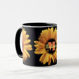 Caneca Do áster amarelo do Gerbera da margarida do