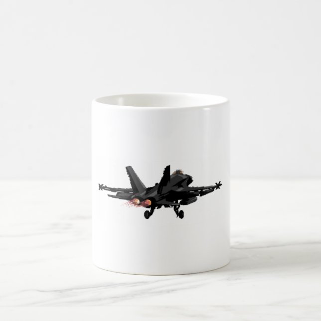 Caneca do avião de combate do zangão F/A-18 (Centro)