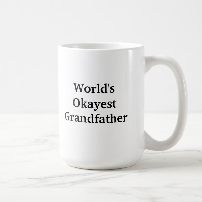 Caneca do avô do Okayest do mundo (Direita)