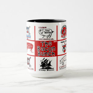 Caneca do bacon 2017 do acampamento