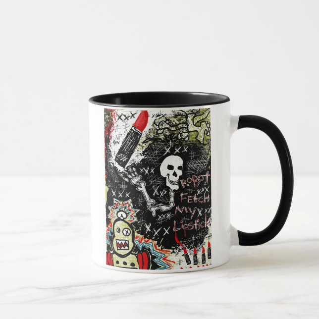 Caneca do batom do robô (Direita)