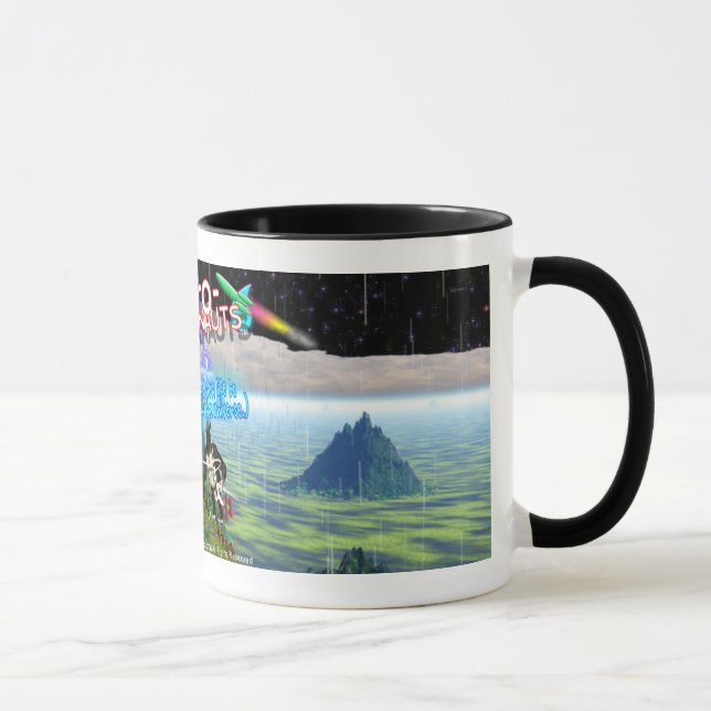 Caneca do bebendo de Astro-Shamanauts (#1) (Direita)