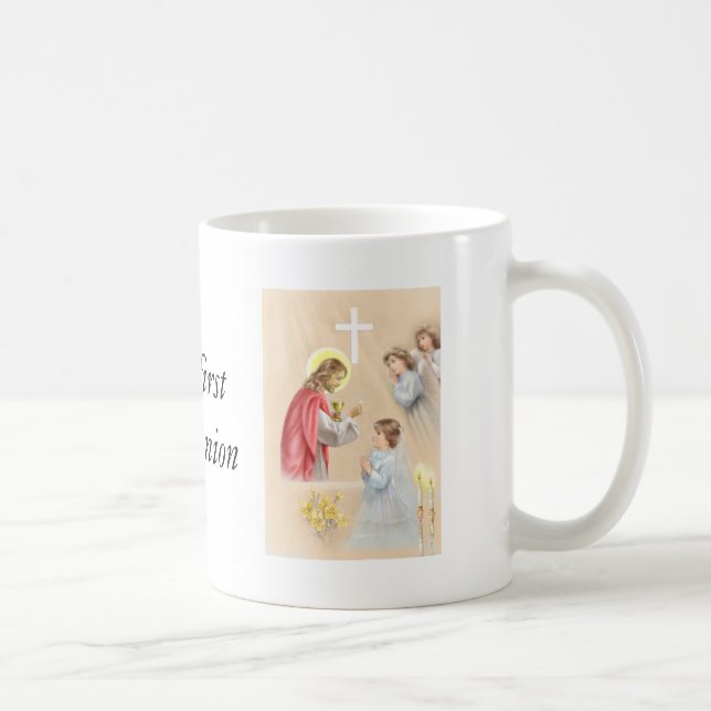 Caneca do bebendo do comunhão da menina primeira (Direita)