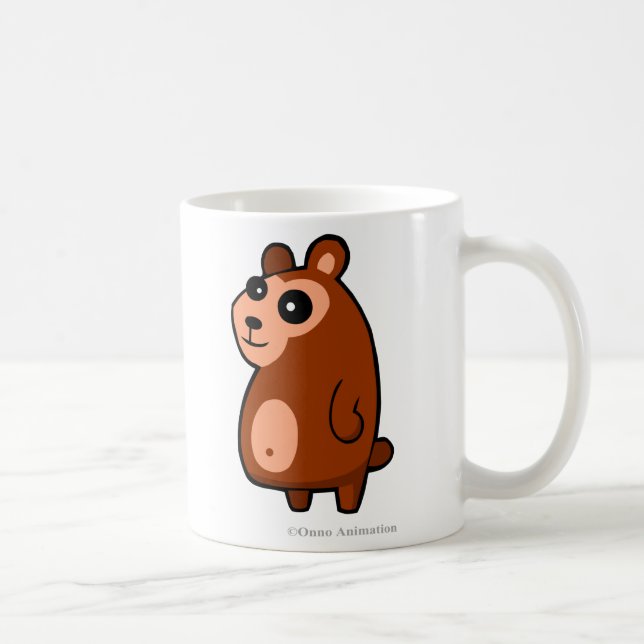 Caneca do bebendo do urso polar e do urso de Brown (Direita)