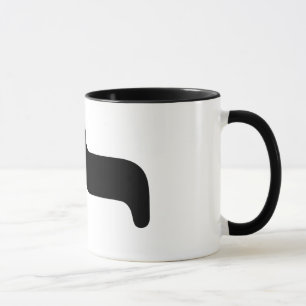 Caneca do bigode de Parenthese da pia batismal do
