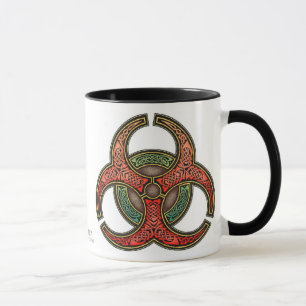 Caneca do Biohazard de Knotwork do céltico