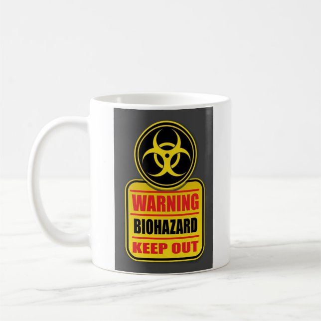 Caneca do Biohazard do zombi (Esquerda)