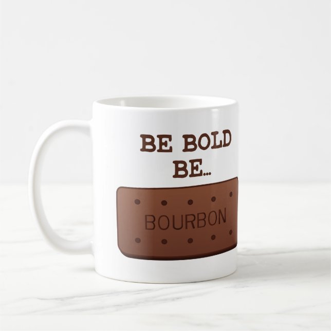 Caneca do biscoito de Bourbon do chocolate (Esquerda)