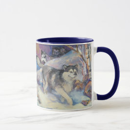 Caneca do bloco do Malamute