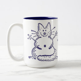Caneca do boneco de neve de Snowcat