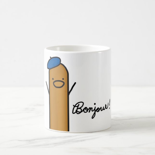caneca do bonjour do hotdog (Centro)