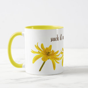 Caneca do "botão de ouro"