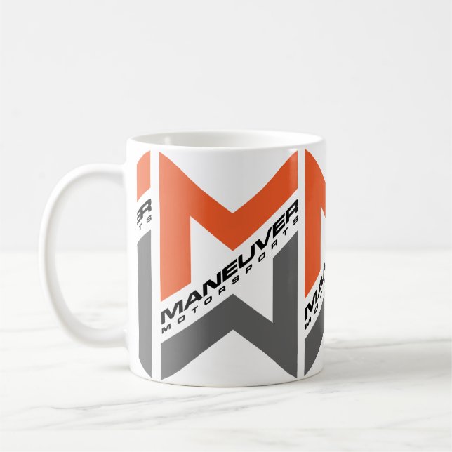Caneca do branco de ManeuverMotorsports (Esquerda)
