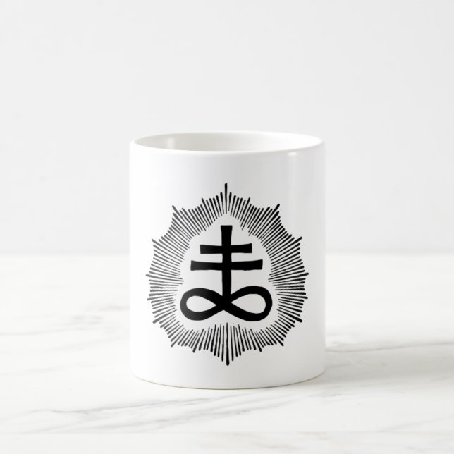Caneca do branco de Sigil do Brimstone de Gilmore (Centro)
