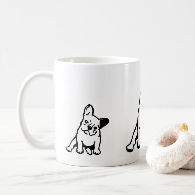 Caneca do buldogue francês (Com Donut)