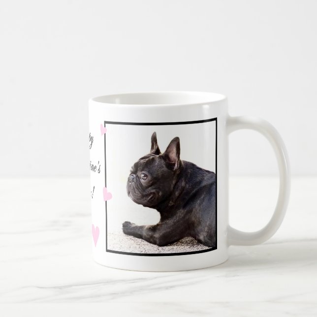 Caneca do buldogue francês do feliz dia dos (Direita)