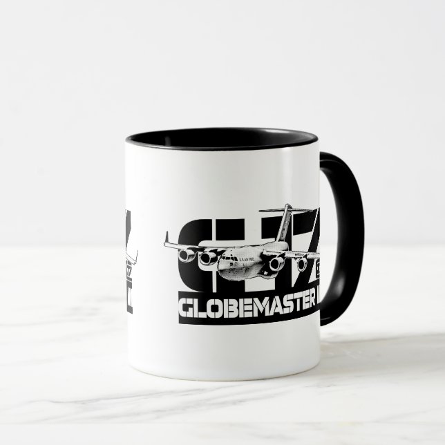 Caneca do C-17 Globemaster III (Frente Esquerda)