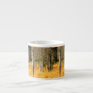 caneca do café das madeiras do álamo tremedor