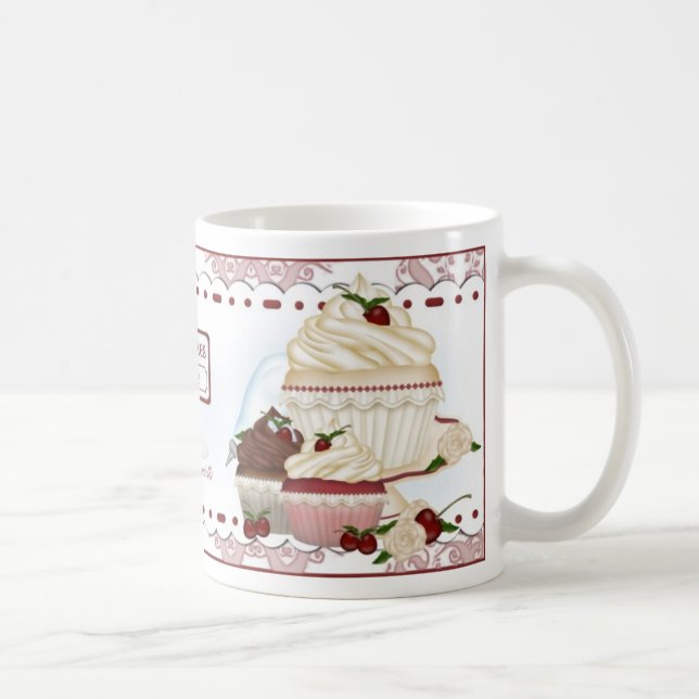 Caneca do café de CuddleCreek® ClassyCupcakes (Direita)