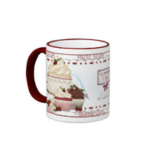 Caneca do café de CuddleCreek® ClassyCupcakes