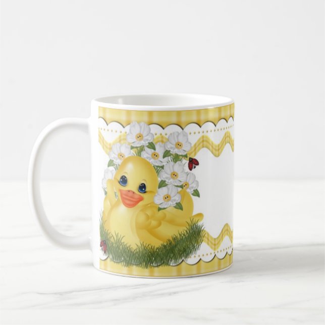 Caneca do café de CuddleCreek® SunnyDuck (Esquerda)