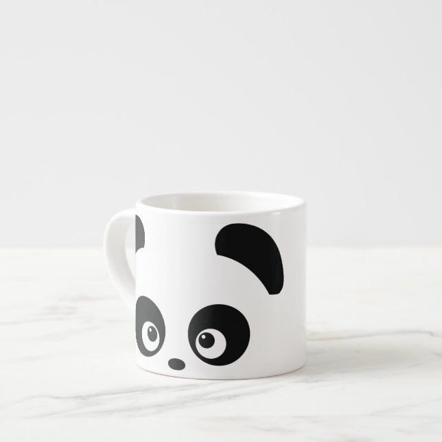 Caneca do café de Panda® do amor (Frente Esquerda)