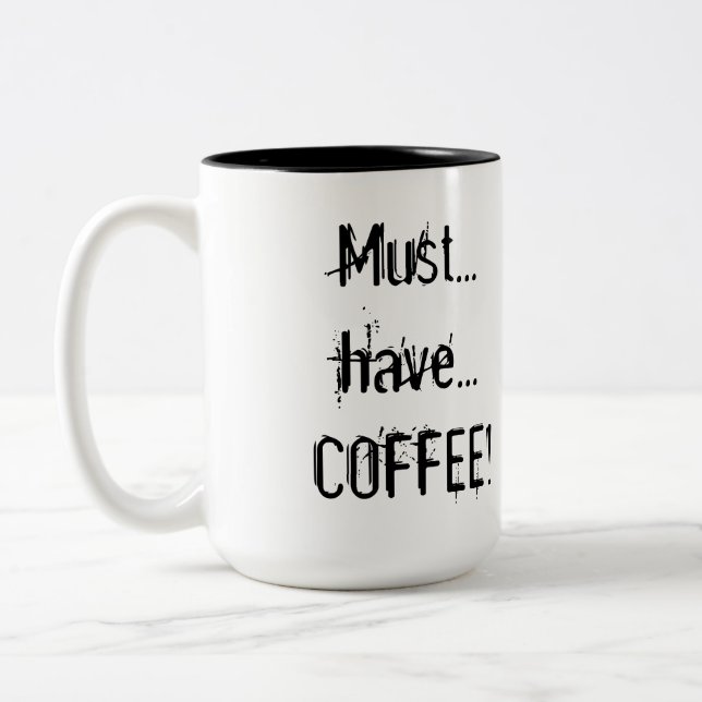 Caneca do "café" do Emoticon de Drooly (Esquerda)