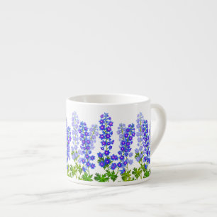 Caneca do café do jardim de Larkspur do Delphinium