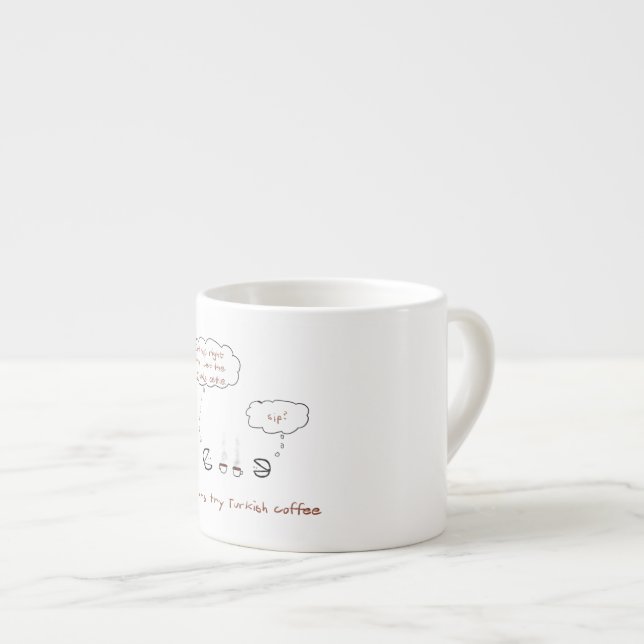 Caneca do café dos moluscos (Frente Esquerda)