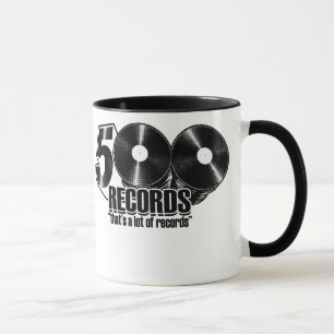 Caneca do café - logotipo de 500 registros