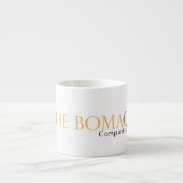 Caneca do café - o logotipo das empresas de BomaQ